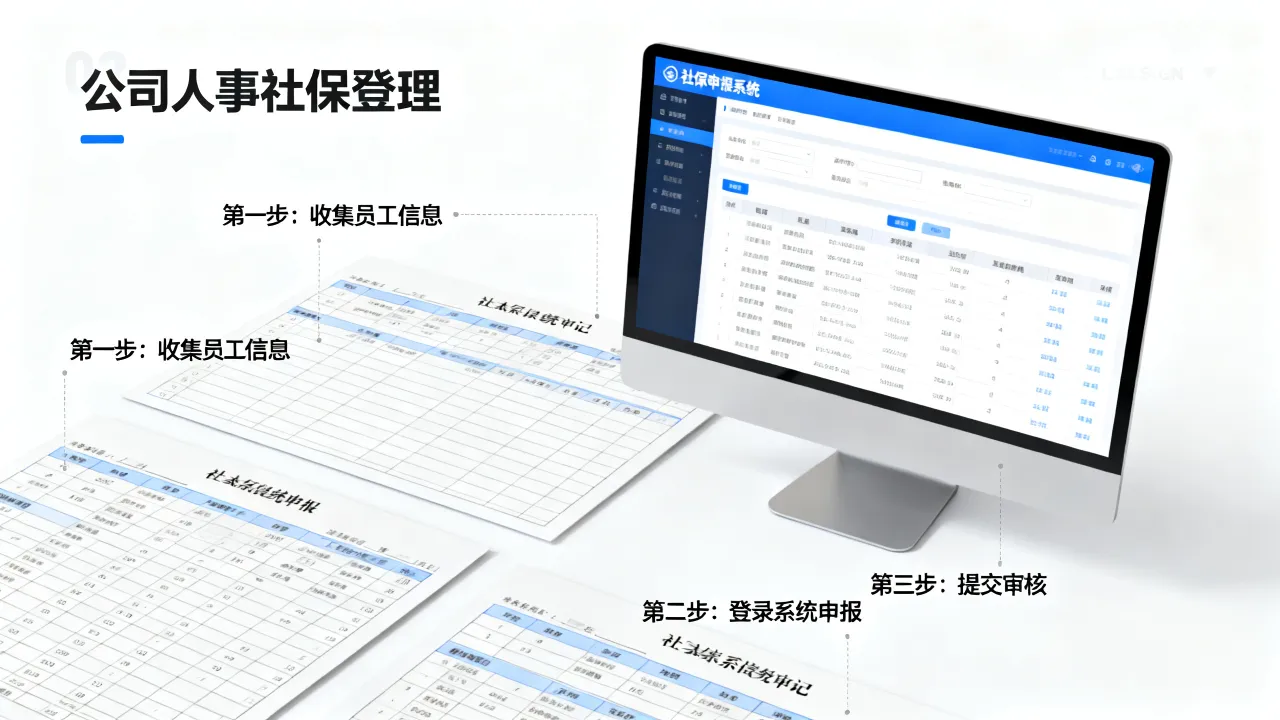 人事社保办理流程是什么,公司给员工交社保的具体步骤有哪些-图3 人事社保办理流程是什么,公司给员工交社保的具体步骤有哪些-图3