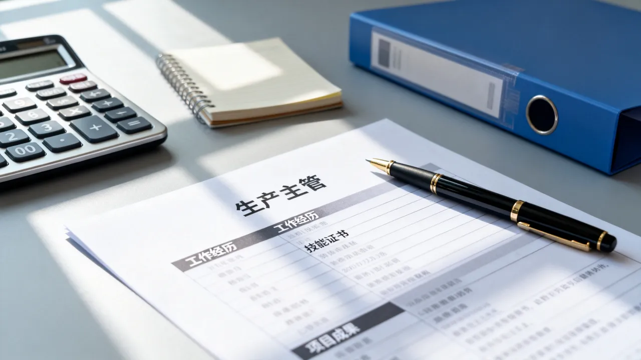 生产主管简历怎么写?生产主管简历模板范文有哪些?-图1 生产主管简历怎么写?生产主管简历模板范文有哪些?-图1