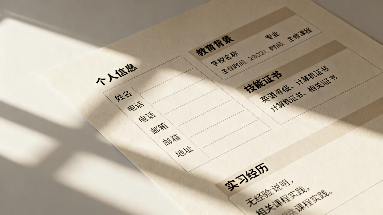 银行应聘简历怎么写,应届生无经验模板有哪些-图1 银行应聘简历怎么写,应届生无经验模板有哪些-图1