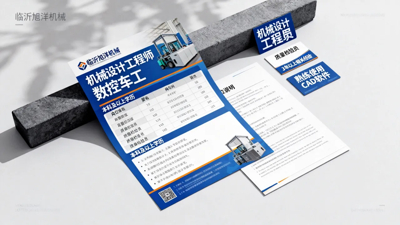 临沂旭洋机械招聘信息有哪些岗位?临沂旭洋机械招聘要求是什么-图2 临沂旭洋机械招聘信息有哪些岗位?临沂旭洋机械招聘要求是什么-图2