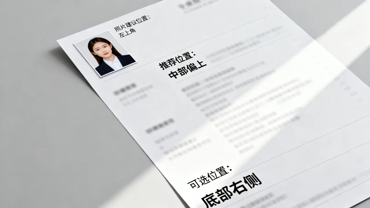 简历照片怎么放?简历上照片放哪里最合适?-图1 简历照片怎么放?简历上照片放哪里最合适?-图1