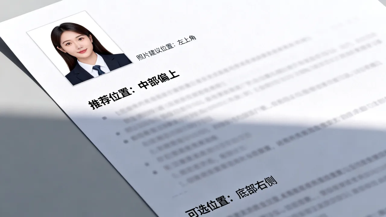 简历照片怎么放?简历上照片放哪里最合适?-图3 简历照片怎么放?简历上照片放哪里最合适?-图3