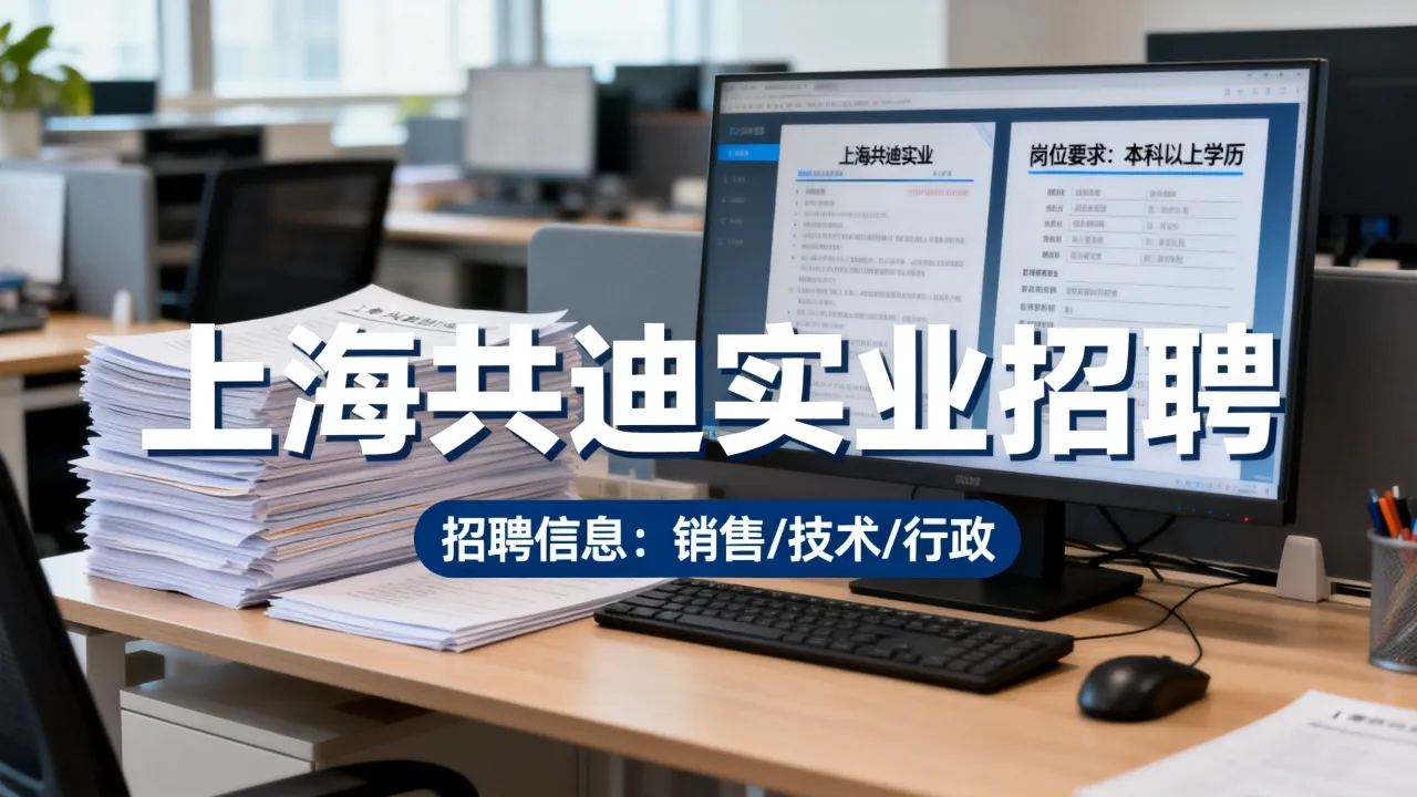 上海共迪实业招聘信息有哪些?上海共迪实业招聘岗位要求是什么?