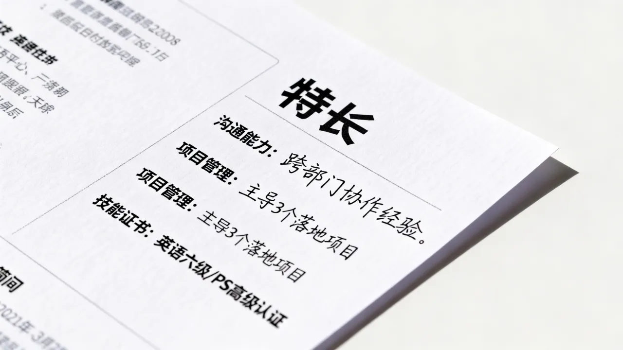 简历里面特长怎么写，有哪些技巧能让面试官眼前一亮？-图2