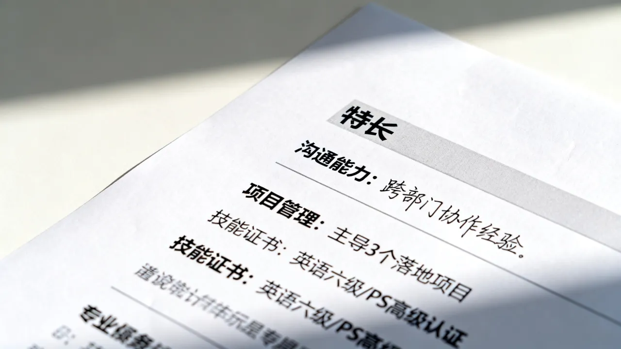 简历里面特长怎么写，有哪些技巧能让面试官眼前一亮？-图3