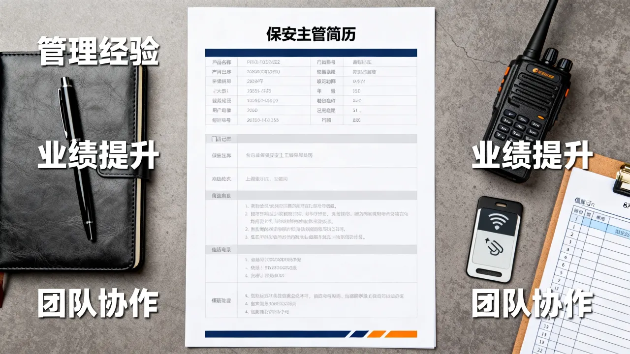 保安主管简历怎么写,有哪些突出管理经验和业绩的写作技巧?-图2 保安主管简历怎么写,有哪些突出管理经验和业绩的写作技巧?-图2