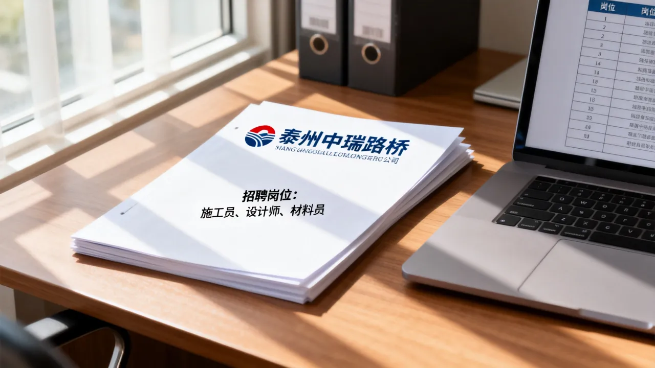 泰州中瑞路桥招聘靠谱吗,泰州中瑞路桥招聘有哪些岗位?-图3 泰州中瑞路桥招聘靠谱吗,泰州中瑞路桥招聘有哪些岗位?-图3