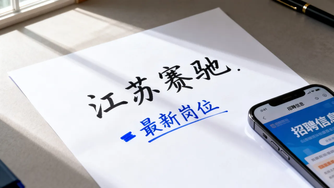 江苏赛驰招聘信息怎么找?最新岗位在哪看