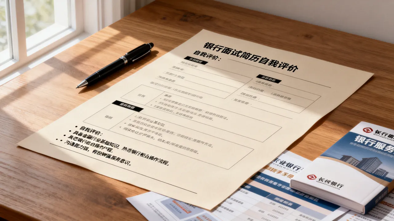 银行面试简历怎么写?银行面试简历自我评价怎么写才能通过