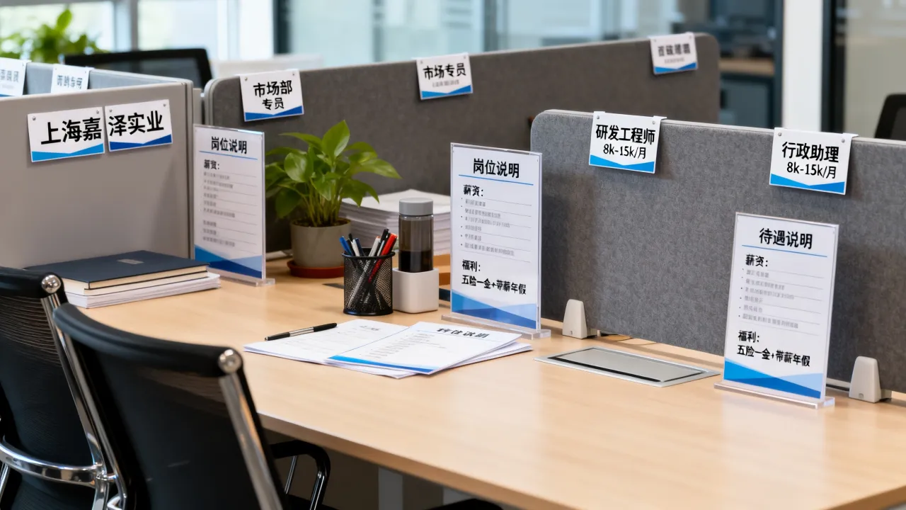 上海嘉泽实业招聘有哪些岗位?上海嘉泽实业招聘待遇怎么样