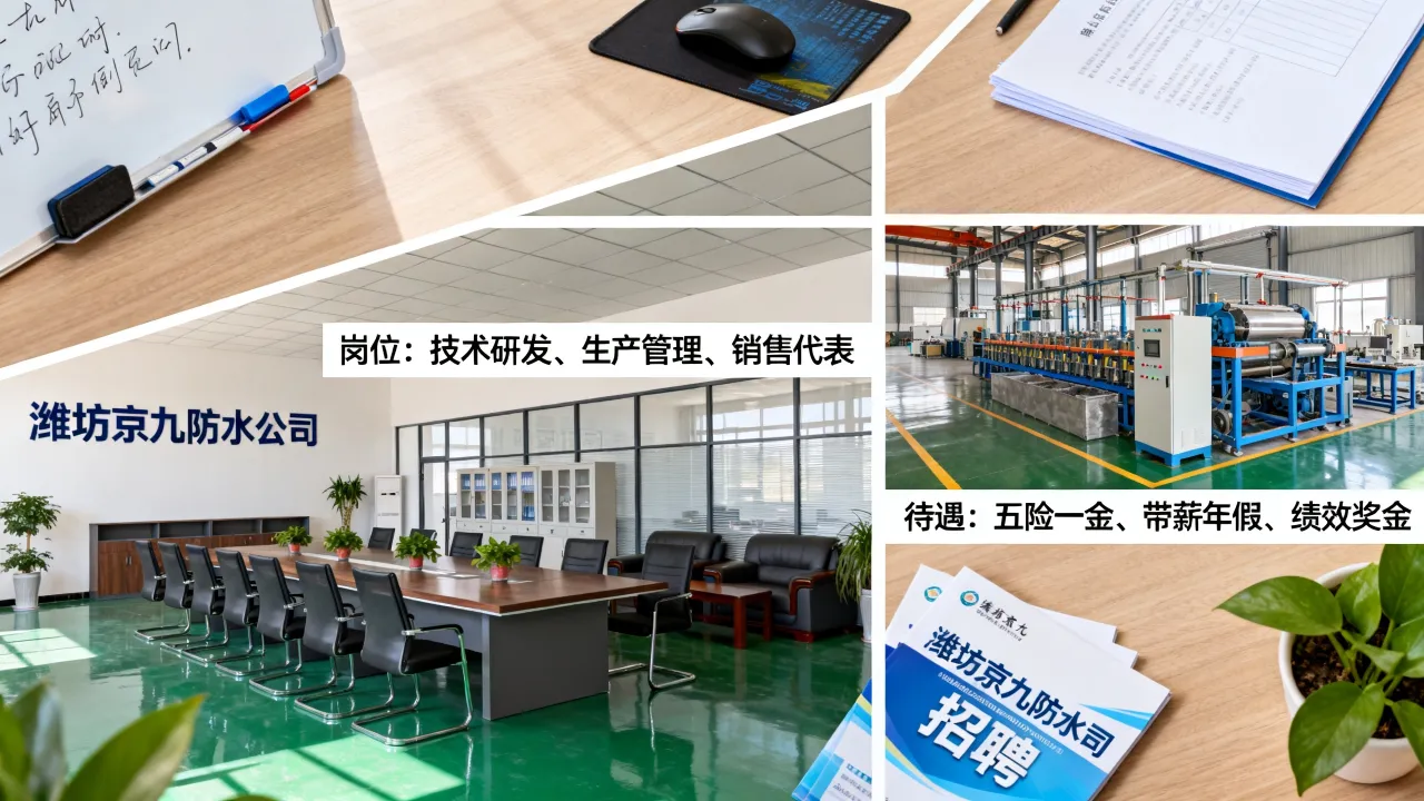 潍坊京九防水招聘待遇怎么样,有哪些岗位适合长期发展-图2 潍坊京九防水招聘待遇怎么样,有哪些岗位适合长期发展-图2