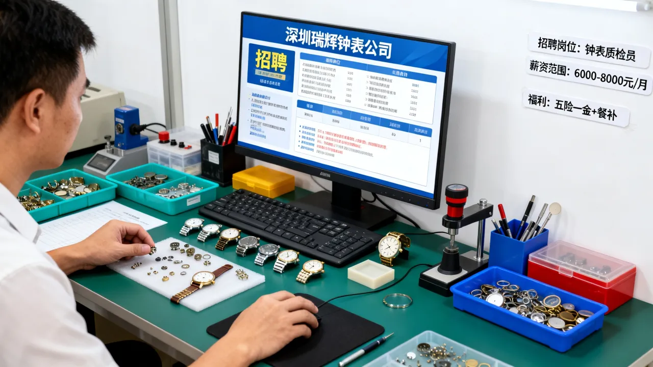 深圳瑞辉钟表招聘靠谱吗，工资待遇怎么样-图1