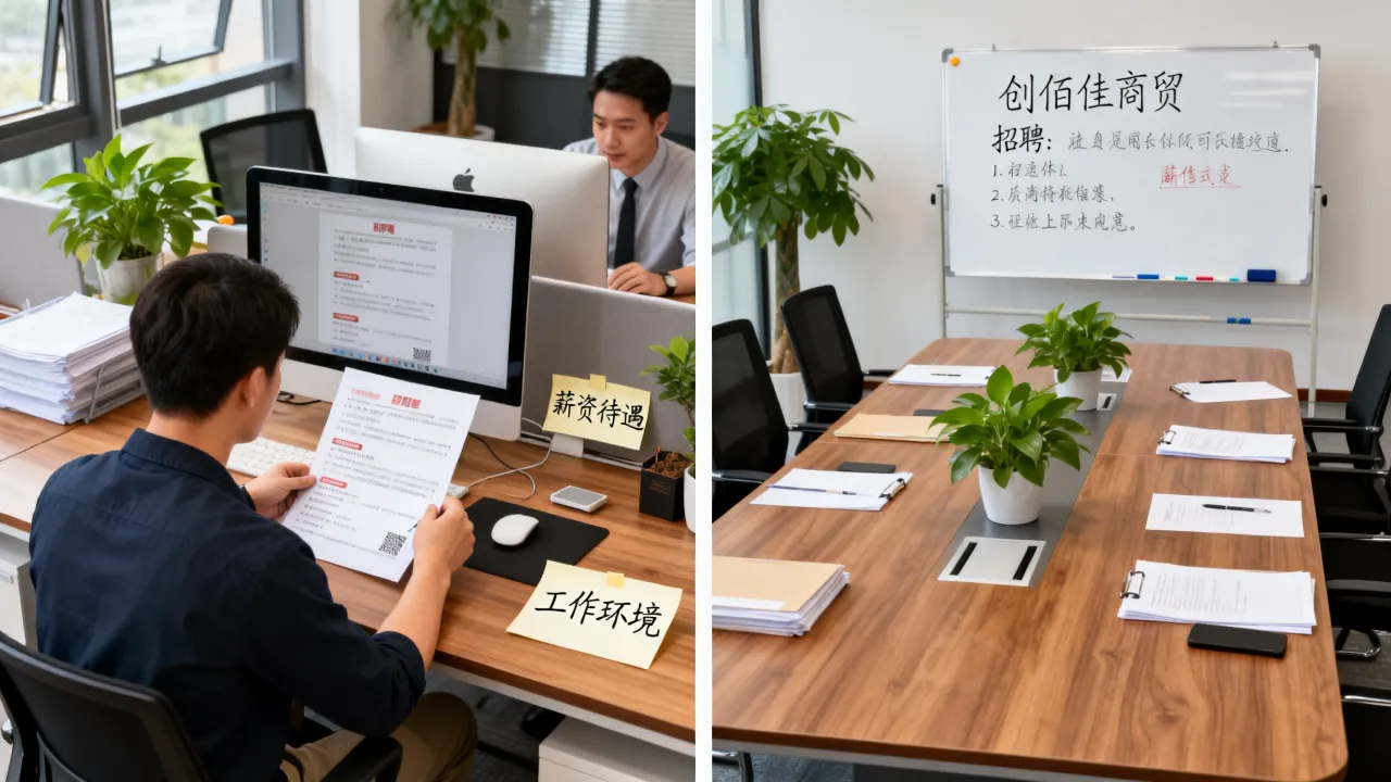 创佰佳商贸招聘靠谱吗,薪资待遇和工作环境如何?-图1 创佰佳商贸招聘靠谱吗,薪资待遇和工作环境如何?-图1