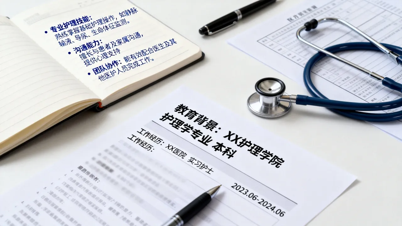 应聘护士的简历怎么写,护士简历自我评价怎么写-图3 应聘护士的简历怎么写,护士简历自我评价怎么写-图3