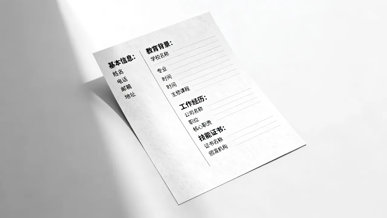 个人简历主要写什么内容，怎么写个人简历才能吸引HR？-图1