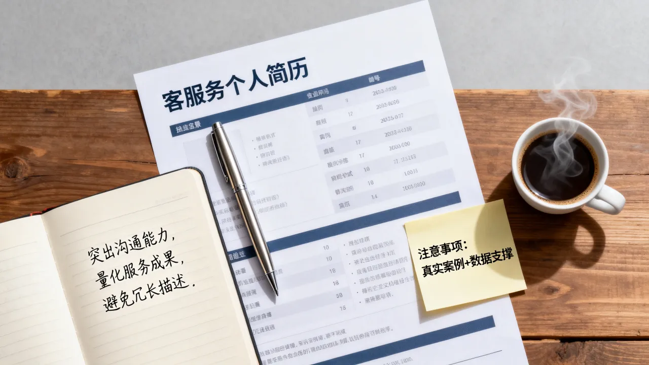客服个人简历怎么写？有哪些写作技巧和注意事项？-图1