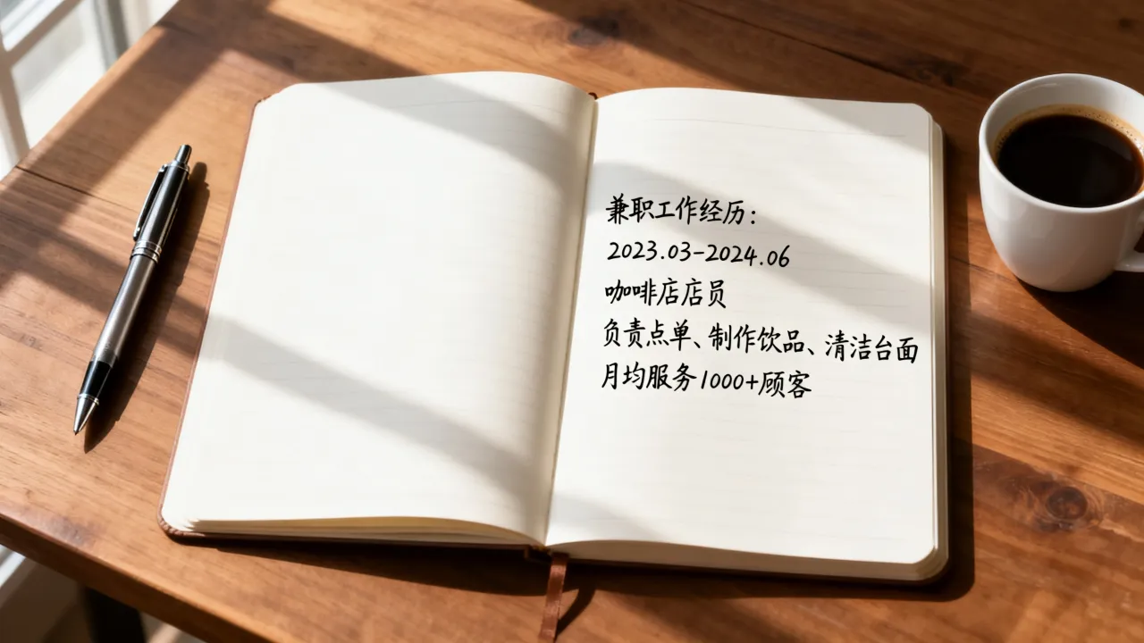 兼职怎么写工作经历，兼职简历工作经历怎么写-图3