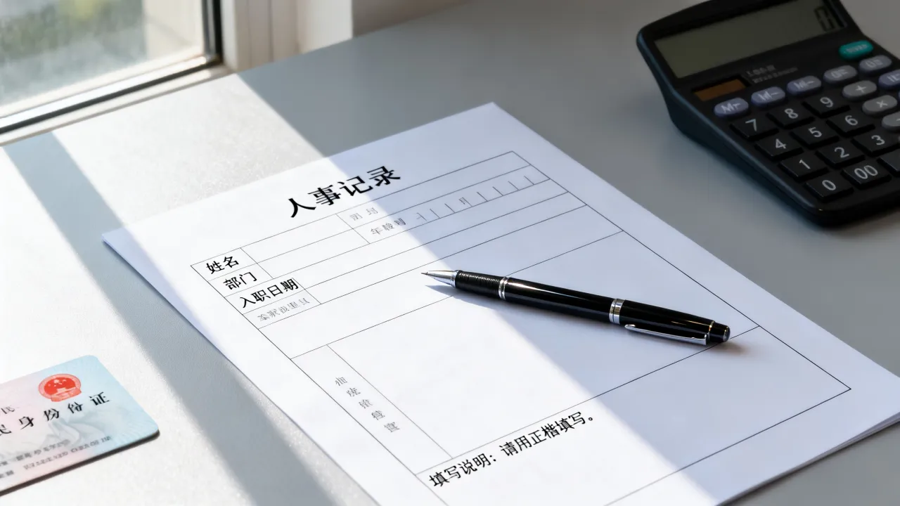 人事记录表怎么填写，人事记录表模板下载？-图1