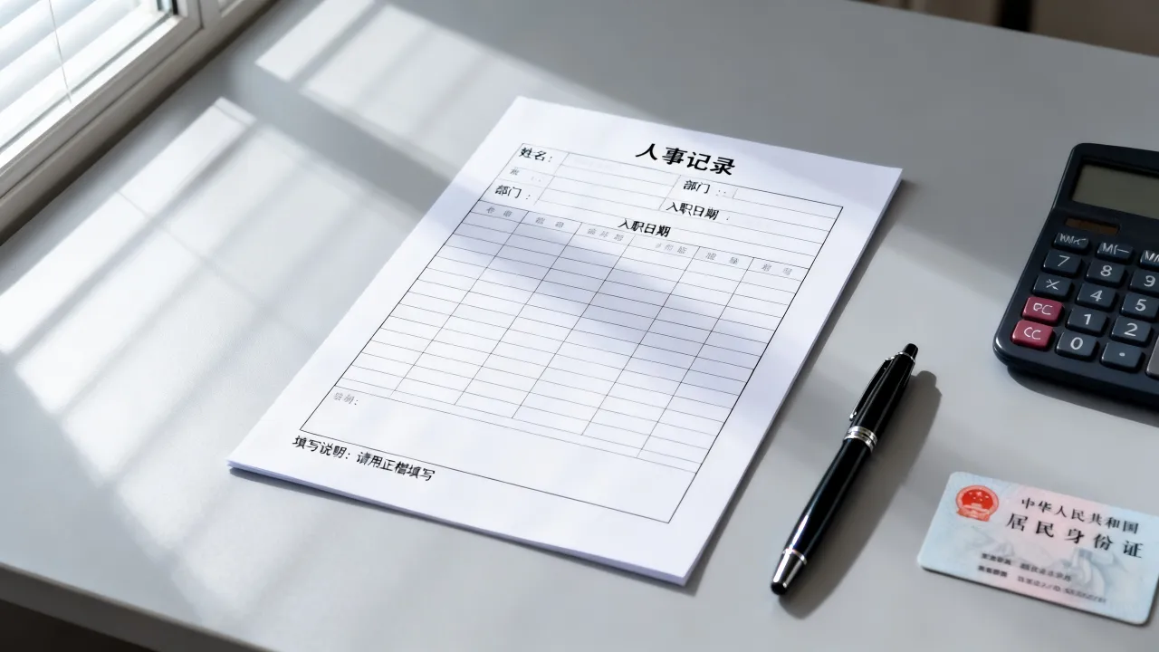 人事记录表怎么填写，人事记录表模板下载？-图2