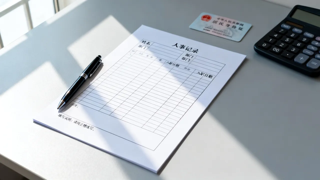 人事记录表怎么填写，人事记录表模板下载？-图3