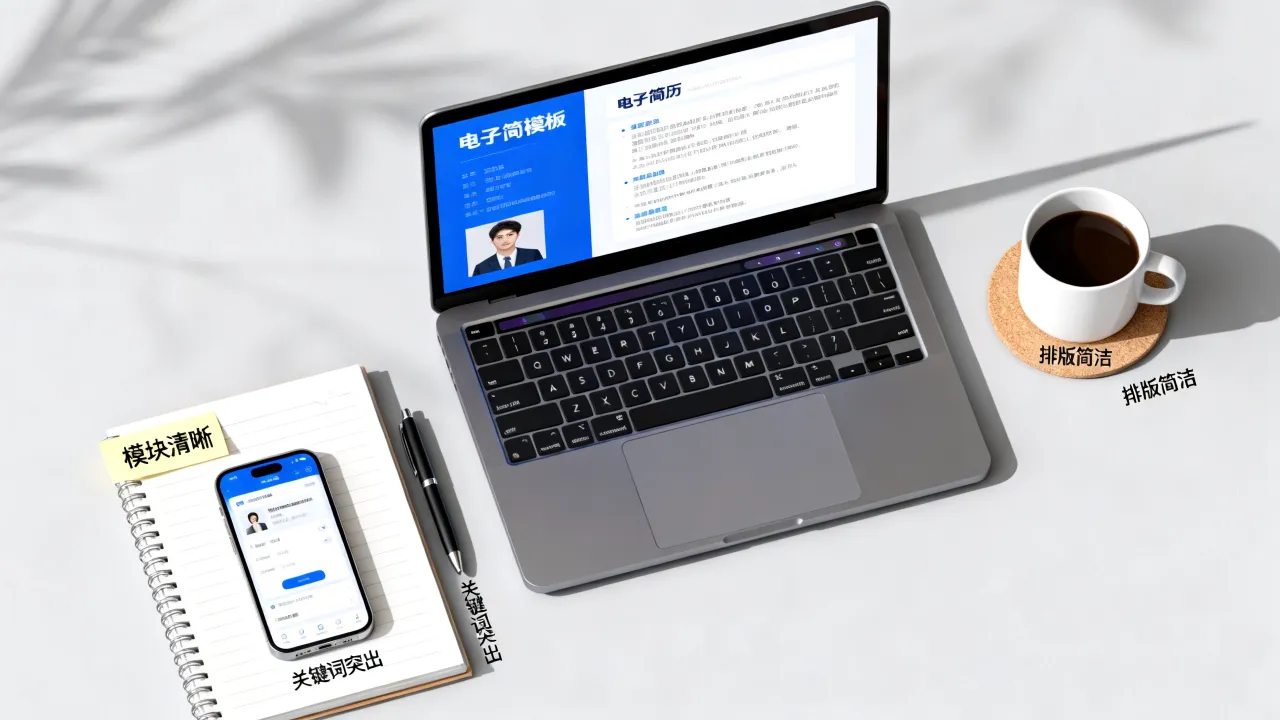 电子简历怎么做的?电子简历模板和填写技巧