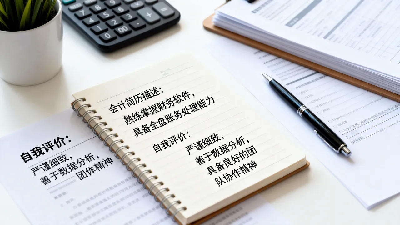 会计的简历描述怎么写,会计岗位简历的自我评价怎么写-图2 会计的简历描述怎么写,会计岗位简历的自我评价怎么写-图2
