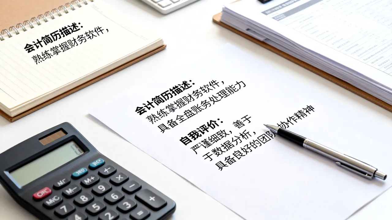 会计的简历描述怎么写,会计岗位简历的自我评价怎么写-图3 会计的简历描述怎么写,会计岗位简历的自我评价怎么写-图3