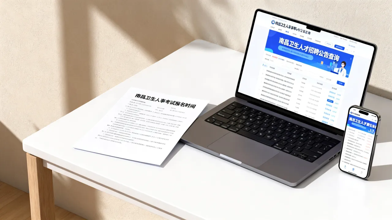 南昌卫生人事考试报名时间是什么，南昌卫生人才招聘公告在哪查？-图1