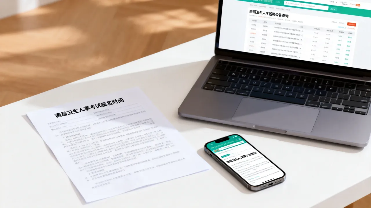 南昌卫生人事考试报名时间是什么，南昌卫生人才招聘公告在哪查？-图2