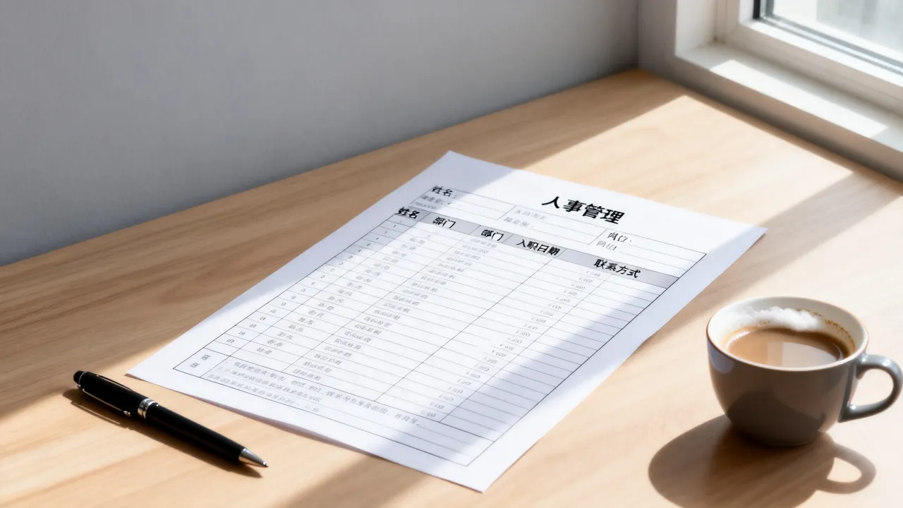 人事表是什么,人事管理表格模板怎么做,-图2 人事表是什么,人事管理表格模板怎么做,-图2