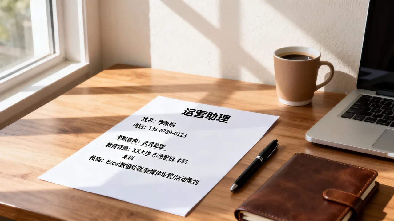 运营助理的简历怎么写,没有经验怎么写能通过筛选-图2 运营助理的简历怎么写,没有经验怎么写能通过筛选-图2