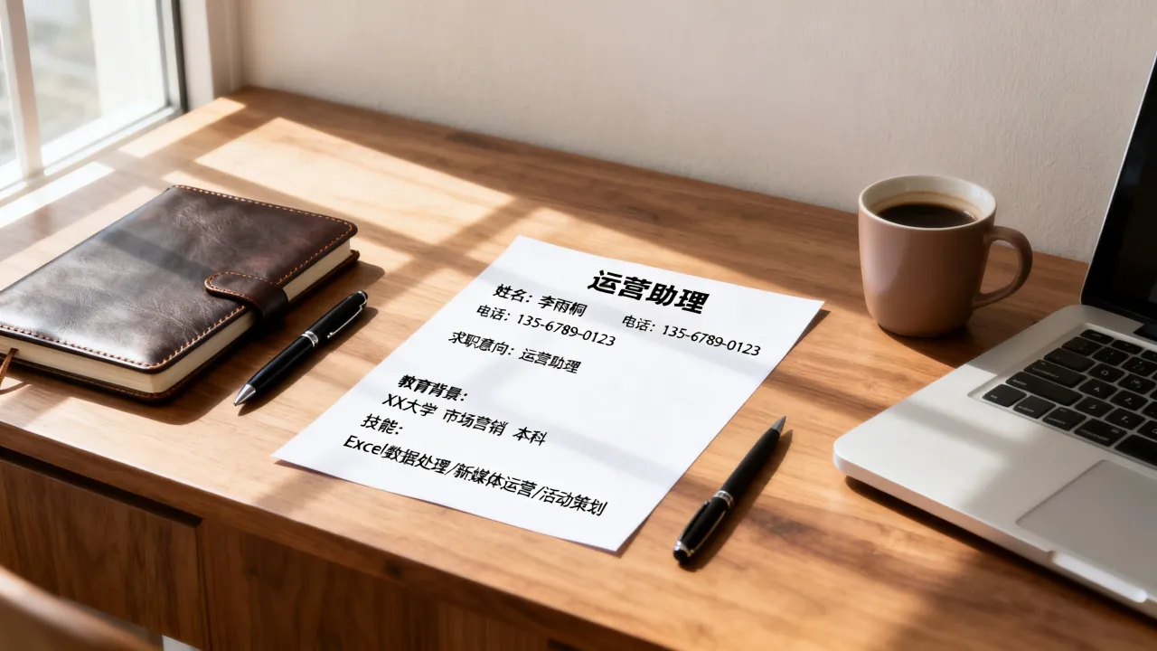 运营助理的简历怎么写,没有经验怎么写能通过筛选-图3 运营助理的简历怎么写,没有经验怎么写能通过筛选-图3