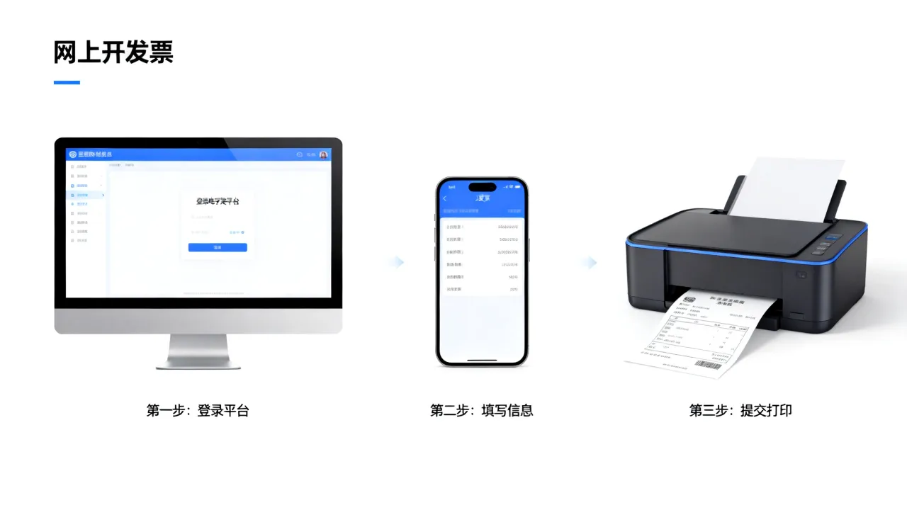 如何网上开发票,网上开发票怎么操作流程及步骤是什么