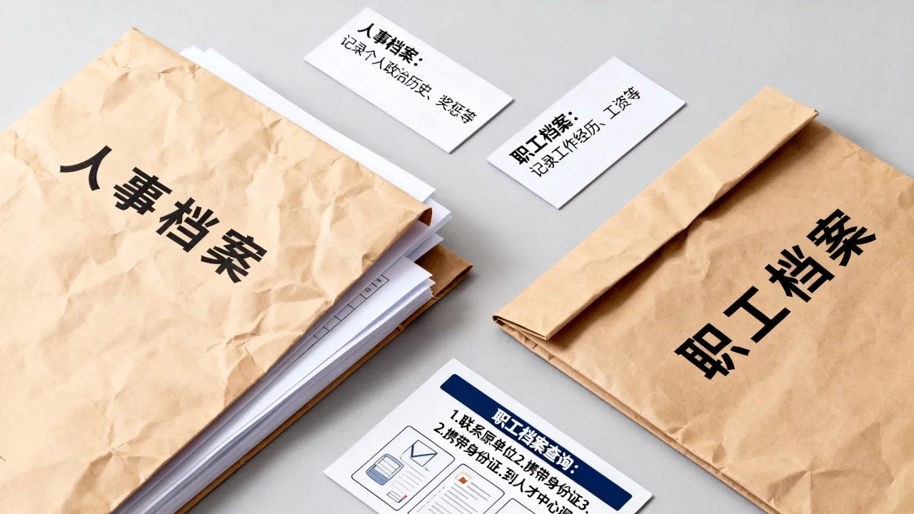 人事档案和职工档案有什么区别，职工档案怎么查询？
