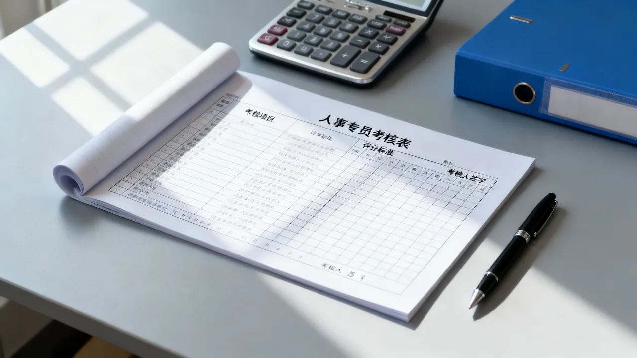 人事专员考核表怎么做，有哪些模板和评分标准？-图1