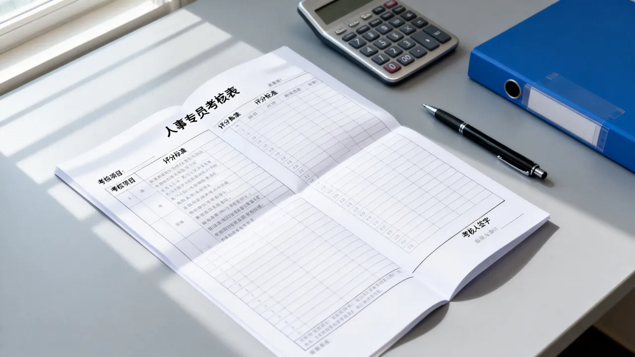 人事专员考核表怎么做，有哪些模板和评分标准？-图2