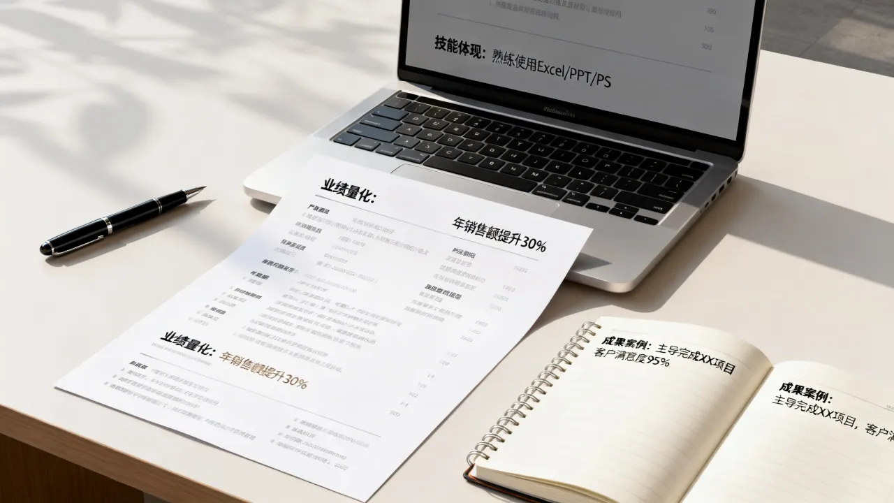 简历中的业绩怎么写,简历业绩描述有哪些技巧?-图1 简历中的业绩怎么写,简历业绩描述有哪些技巧?-图1