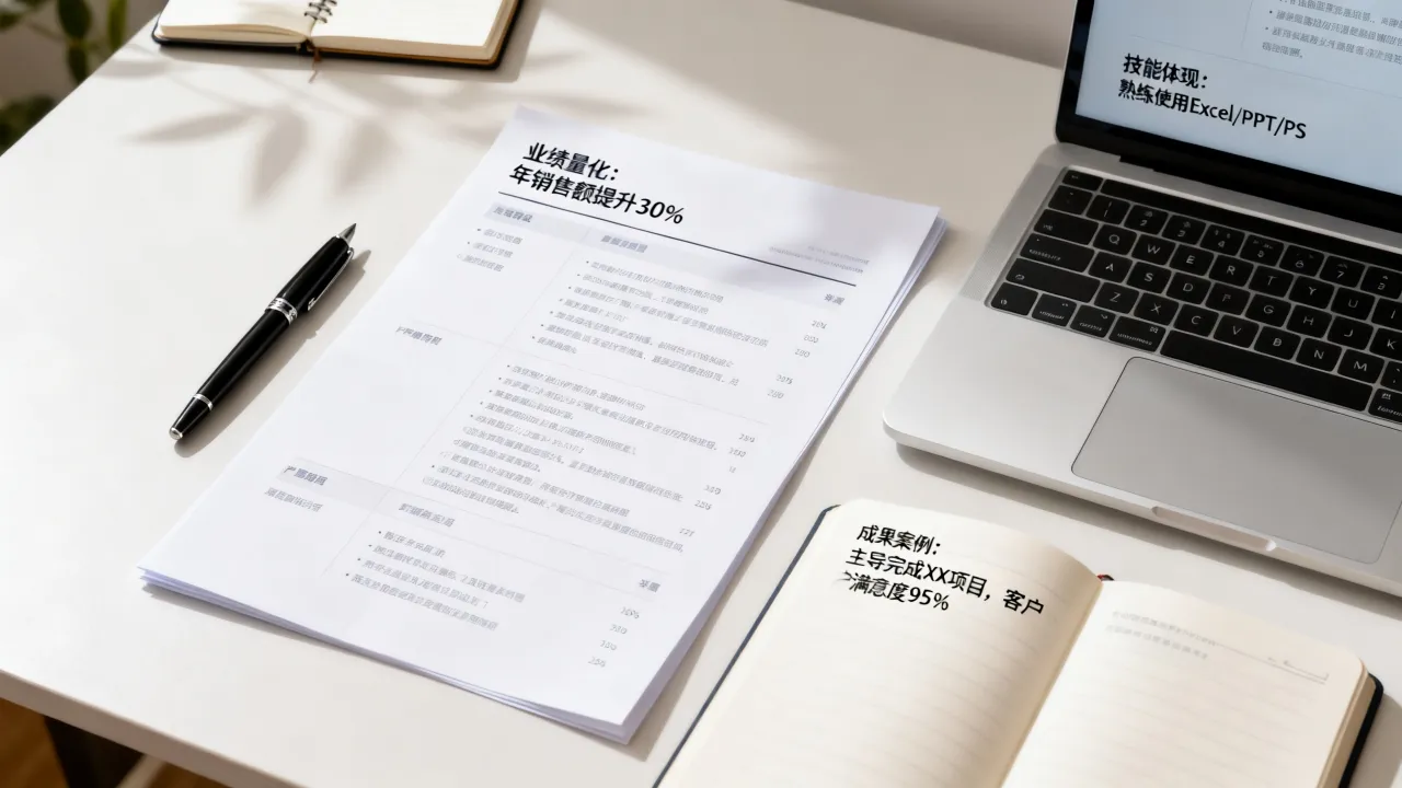 简历中的业绩怎么写,简历业绩描述有哪些技巧?-图2 简历中的业绩怎么写,简历业绩描述有哪些技巧?-图2
