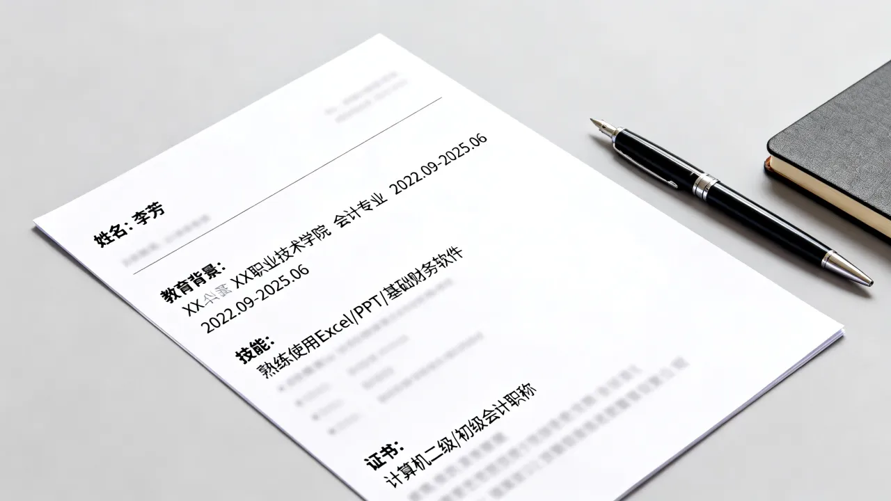 大专在读怎么写简历,没有工作经验有哪些技巧-图1 大专在读怎么写简历,没有工作经验有哪些技巧-图1