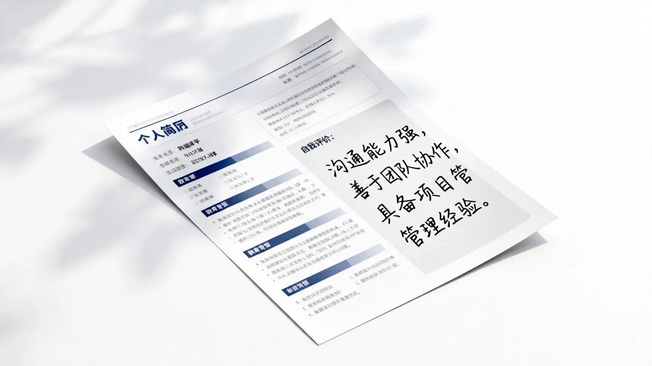 个人简历怎么自我评价，怎么写才能打动HR？-图3