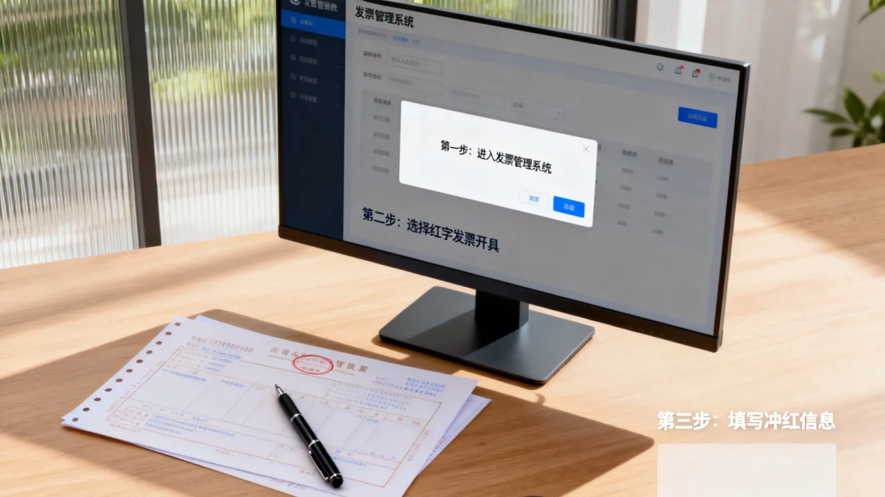 普通发票如何冲红?红字发票开具流程是什么?