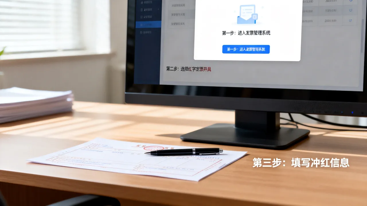 普通发票如何冲红?红字发票开具流程是什么?-图3 普通发票如何冲红?红字发票开具流程是什么?-图3