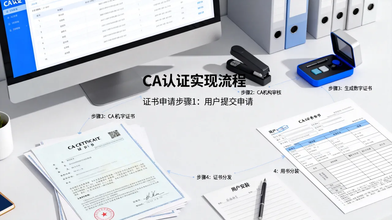 CA认证是如何实现的,CA证书申请流程有哪些步骤?-图2 CA认证是如何实现的,CA证书申请流程有哪些步骤?-图2