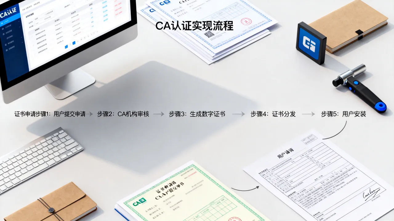 CA认证是如何实现的,CA证书申请流程有哪些步骤?-图3 CA认证是如何实现的,CA证书申请流程有哪些步骤?-图3