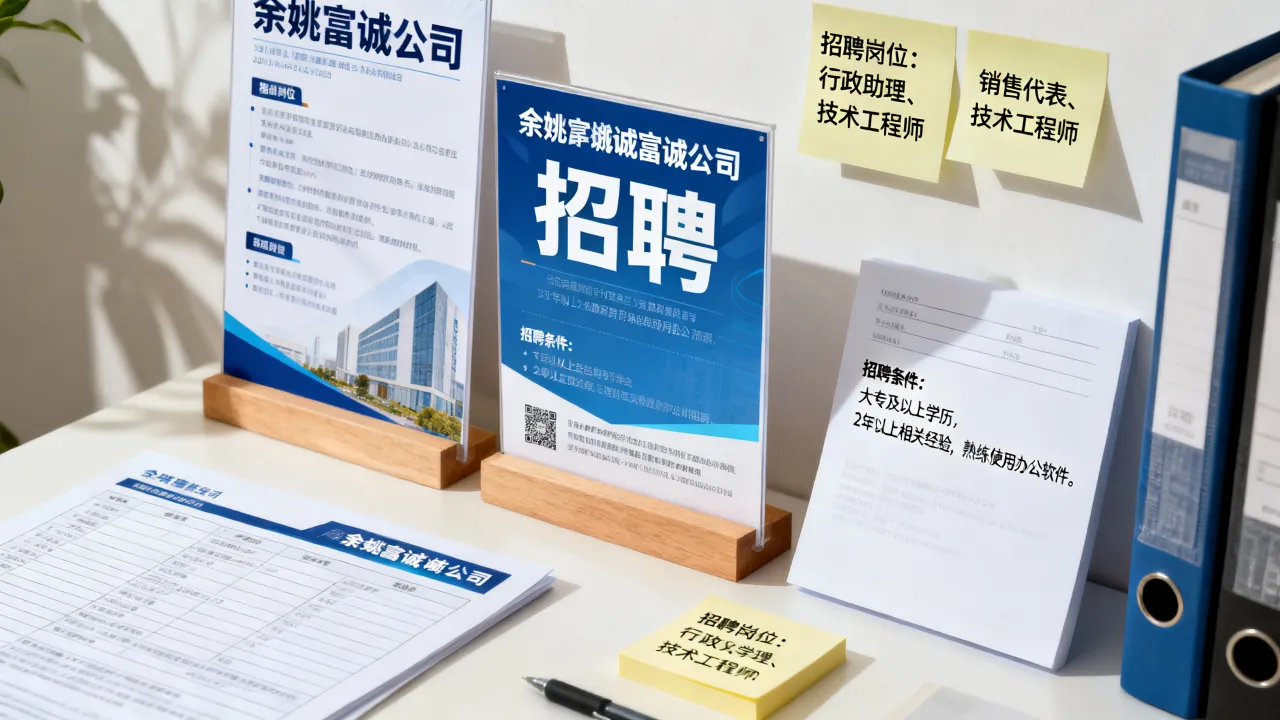 余姚富诚公司招聘有哪些岗位？余姚富诚公司招聘条件是什么？-图1