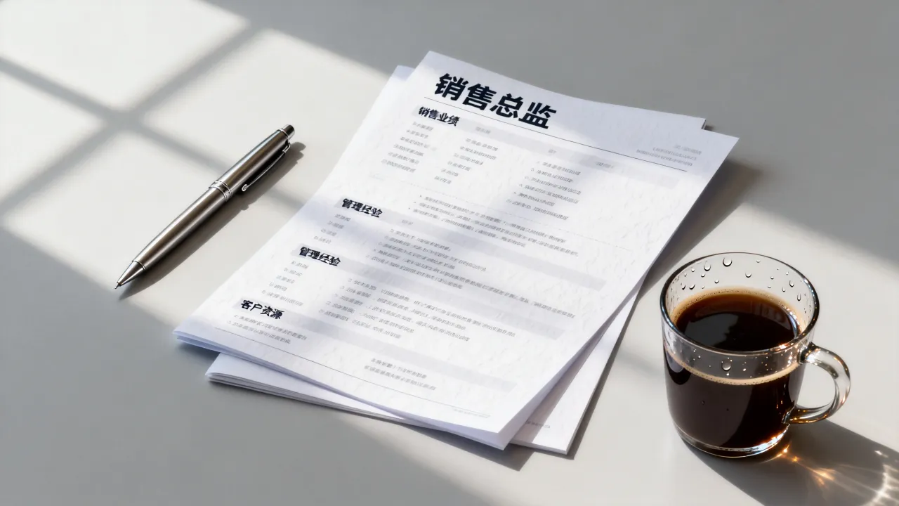 销售总监简历怎么写才能突出业绩？高薪求职必备技巧有哪些？-图3