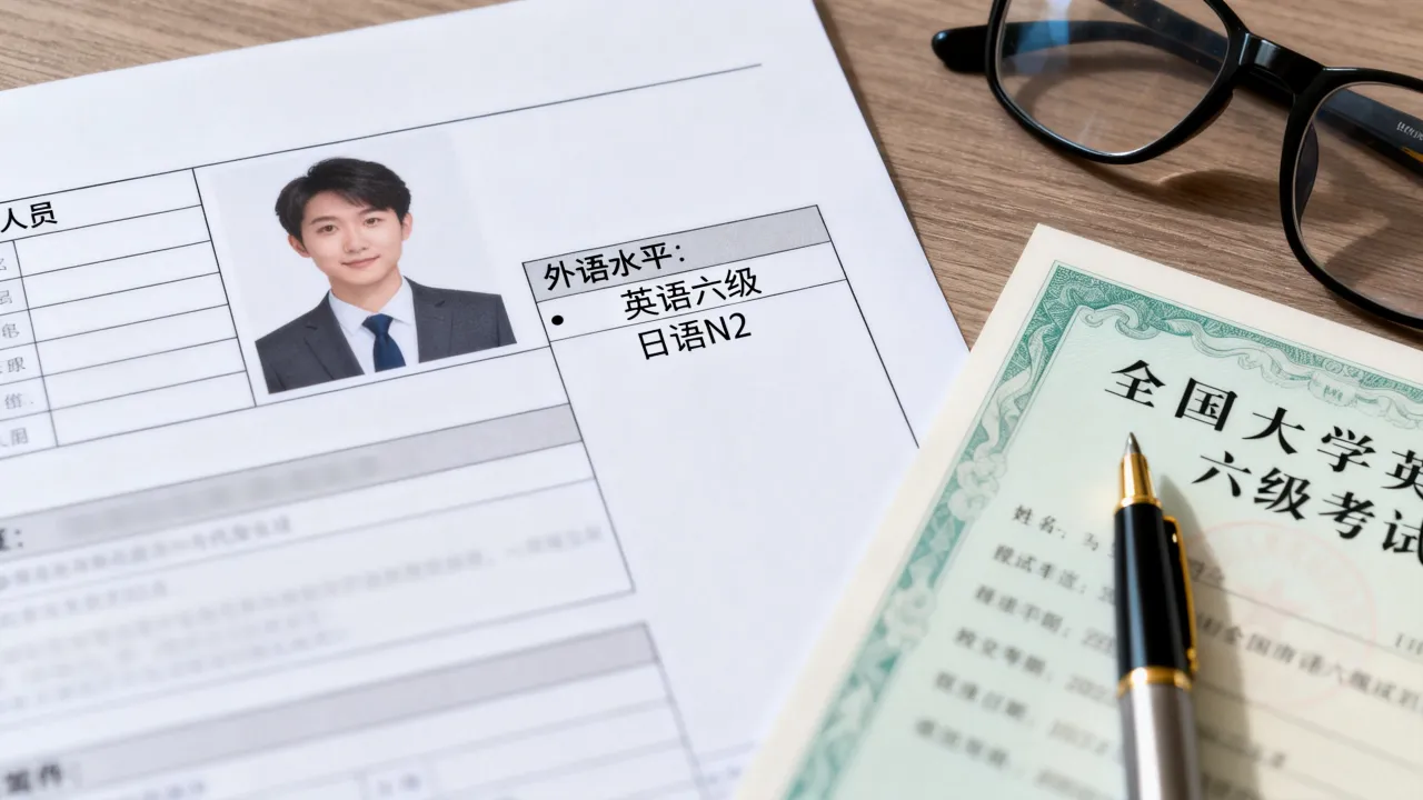 简历上外语等级怎么写，外语等级证书怎么填才规范？
