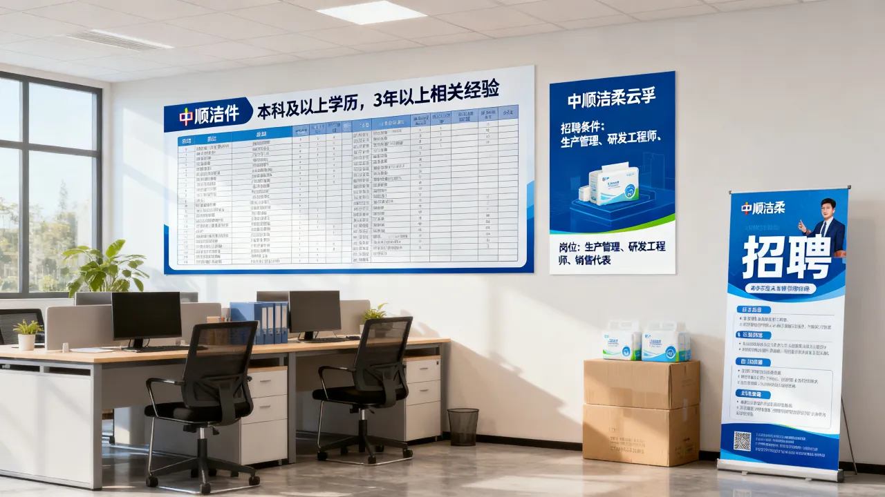 云浮中顺洁柔招聘条件是什么?中顺洁柔云浮招聘岗位有哪些?-图2 云浮中顺洁柔招聘条件是什么?中顺洁柔云浮招聘岗位有哪些?-图2