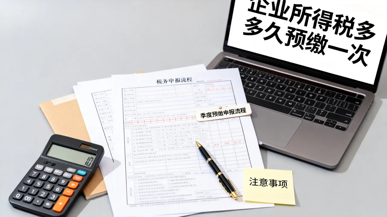 企业所得税如何预缴?季度预缴申报流程和注意事项,企业所得税多久预缴一次?-图2 企业所得税如何预缴?季度预缴申报流程和注意事项,企业所得税多久预缴一次?-图2