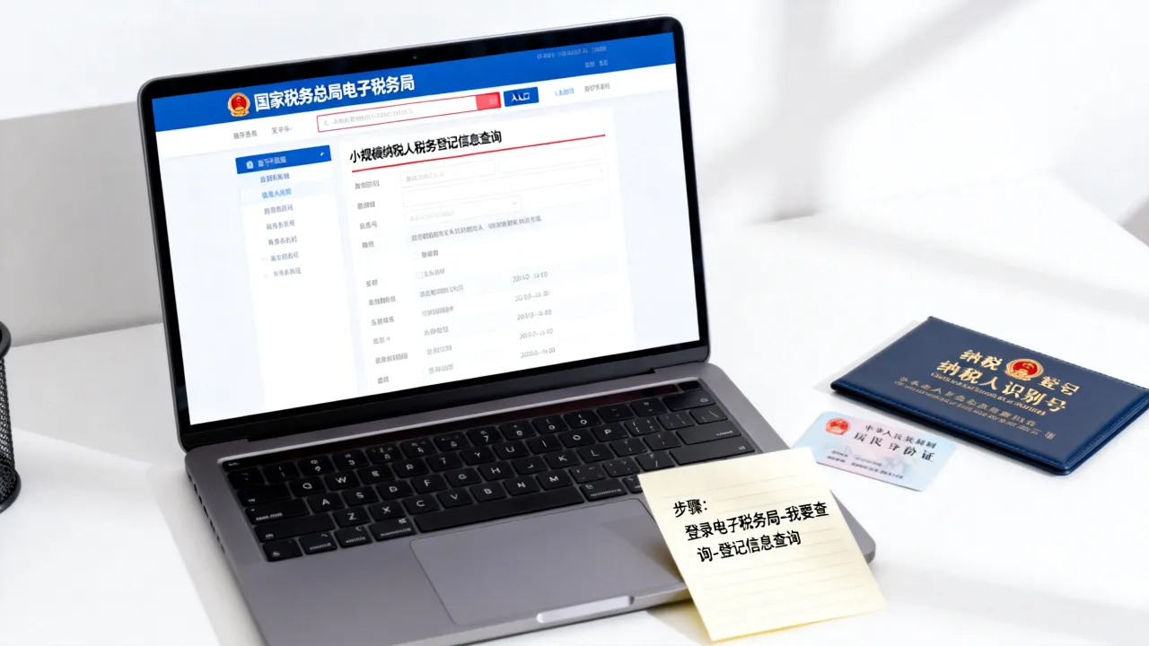 小规模纳税人如何查询,怎么查税务登记信息?-图2 小规模纳税人如何查询,怎么查税务登记信息?-图2